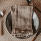 Brown Square Linen Napkins