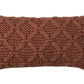 Rust Diamond Lumbar Pillow