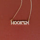 “Hook ’Em” Enamel Necklace
