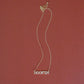 “Hook ’Em” Enamel Necklace