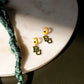 Collegiate Logo Enamel Huggie Hoop Earrings