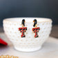Collegiate Logo Enamel Huggie Hoop Earrings