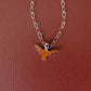 Collegiate Enamel Logo Pendant Necklace
