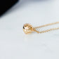 Gold Baseball Pendant Necklace