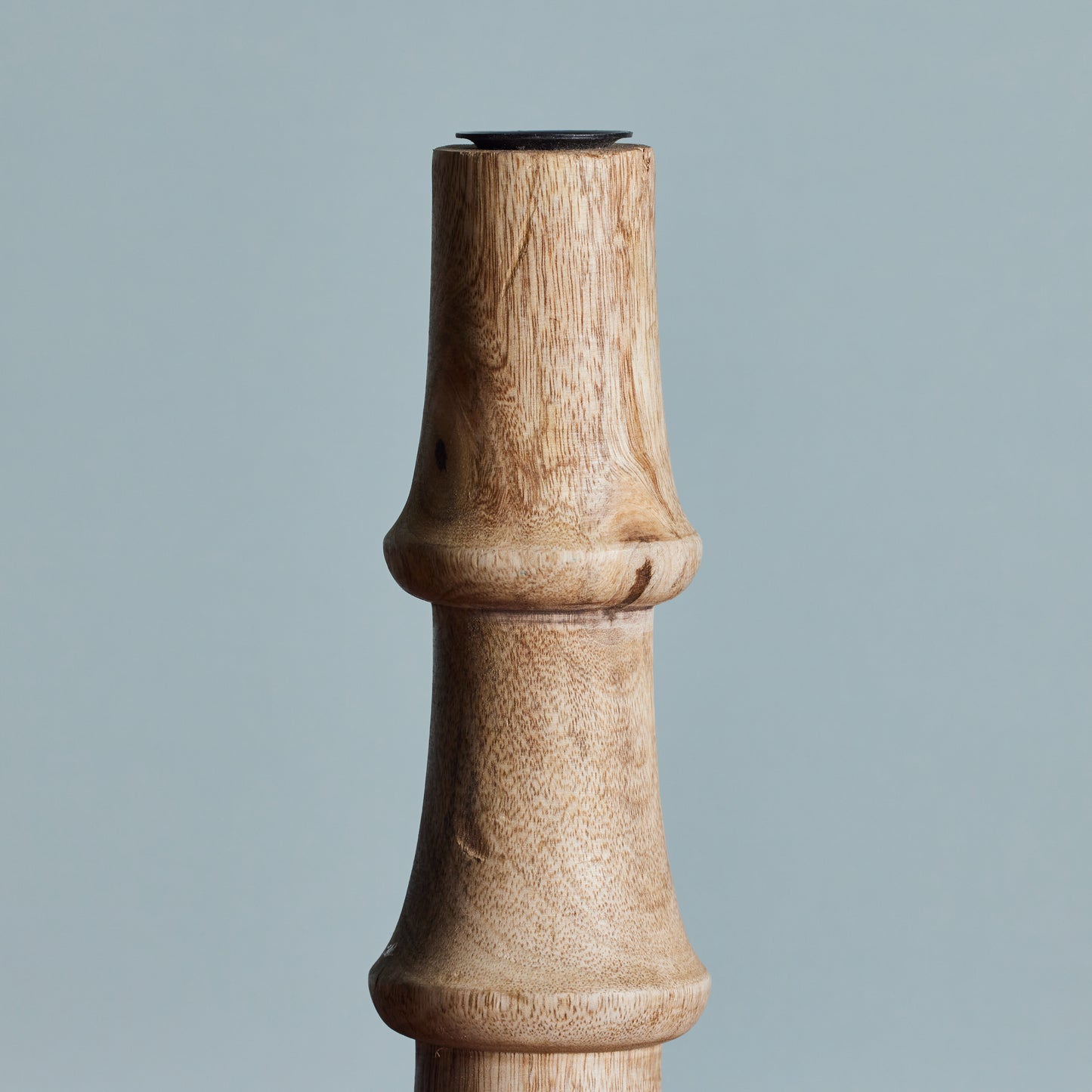 Carved Wood Taper Holder