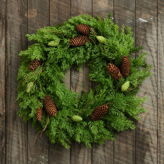Cedar & Hemlock Wreath
