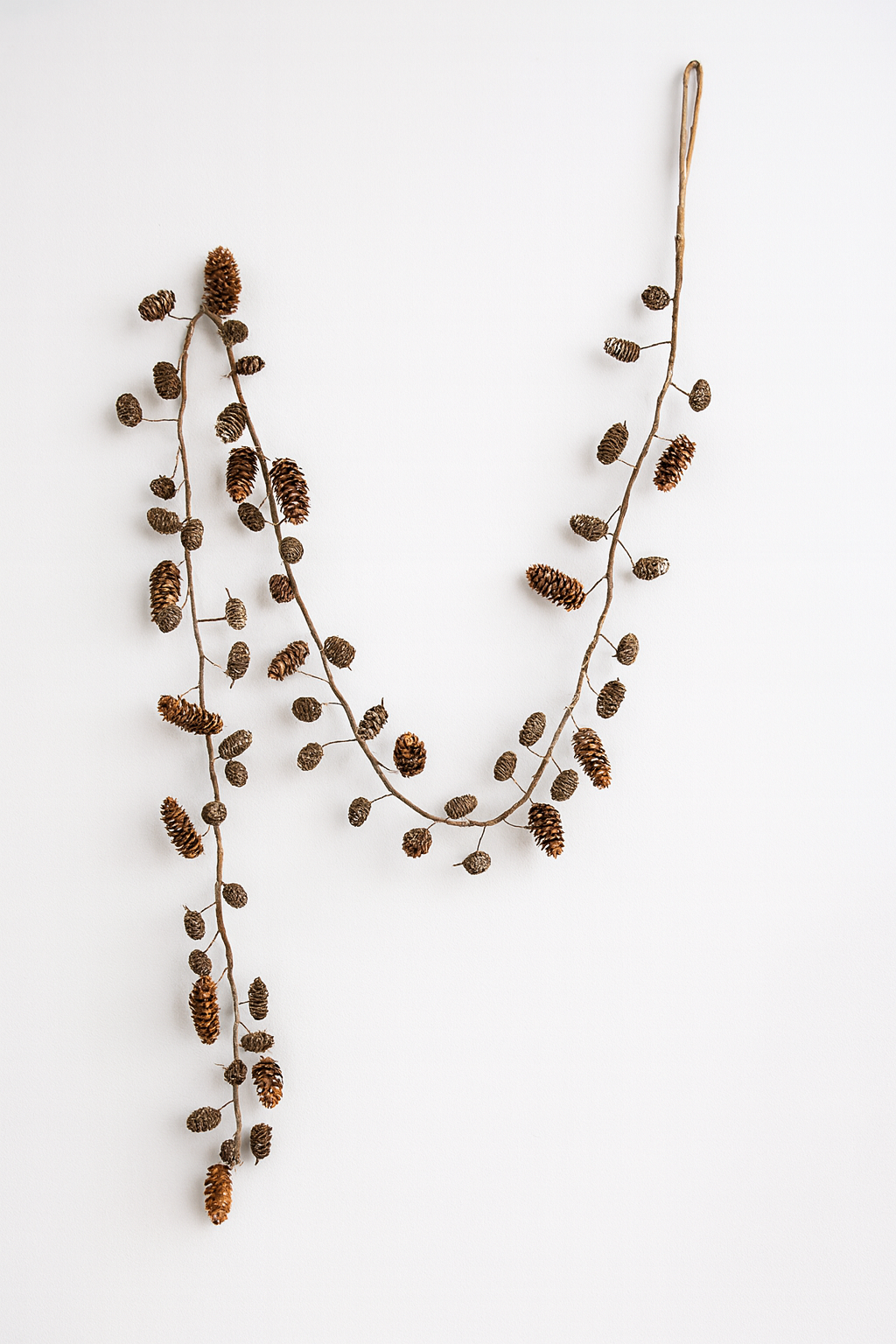 Frosted Pinecone Garland