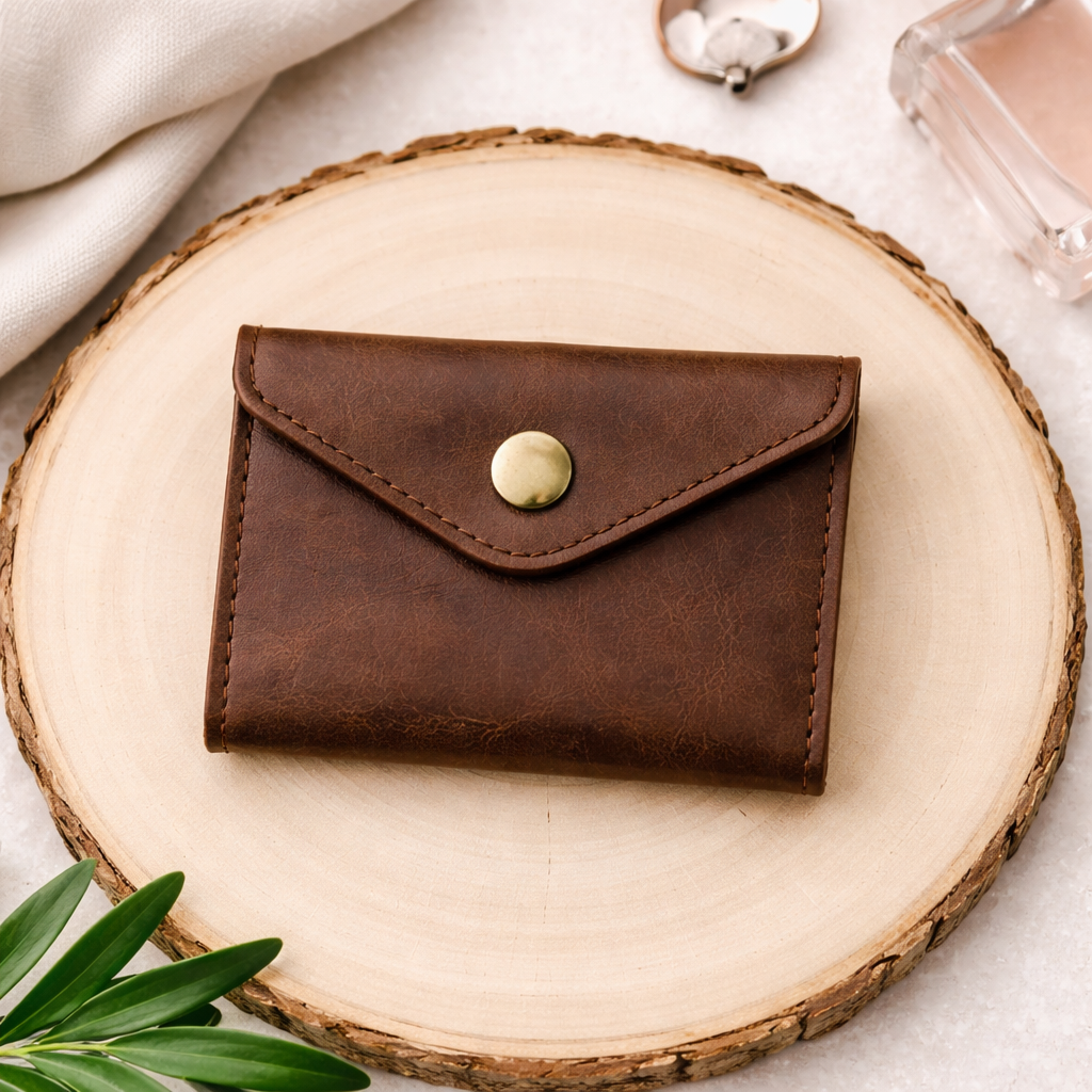 Mini Leather Envelope Wallet