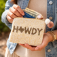 "Howdy" Beaded Coin Pouch