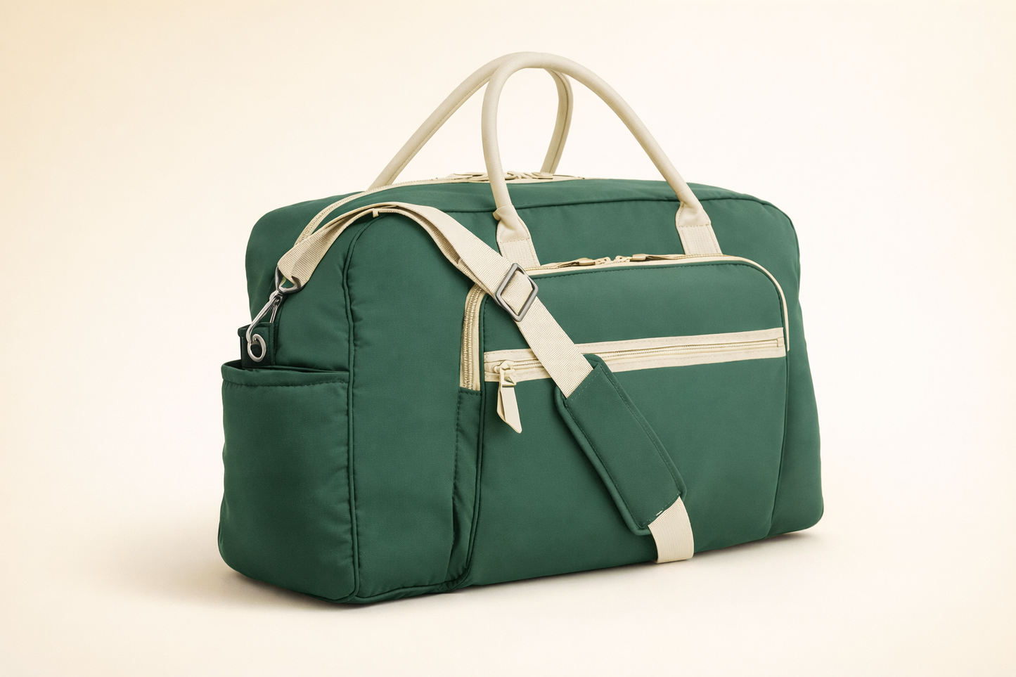 Solid Color Weekender Duffel Bag