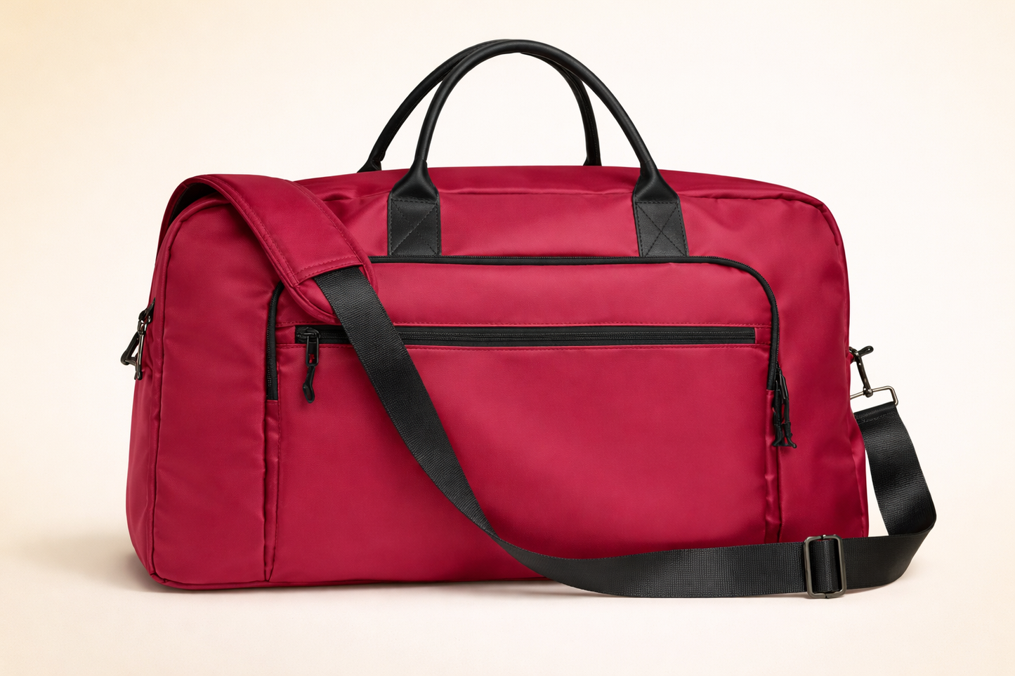 Solid Color Weekender Duffel Bag