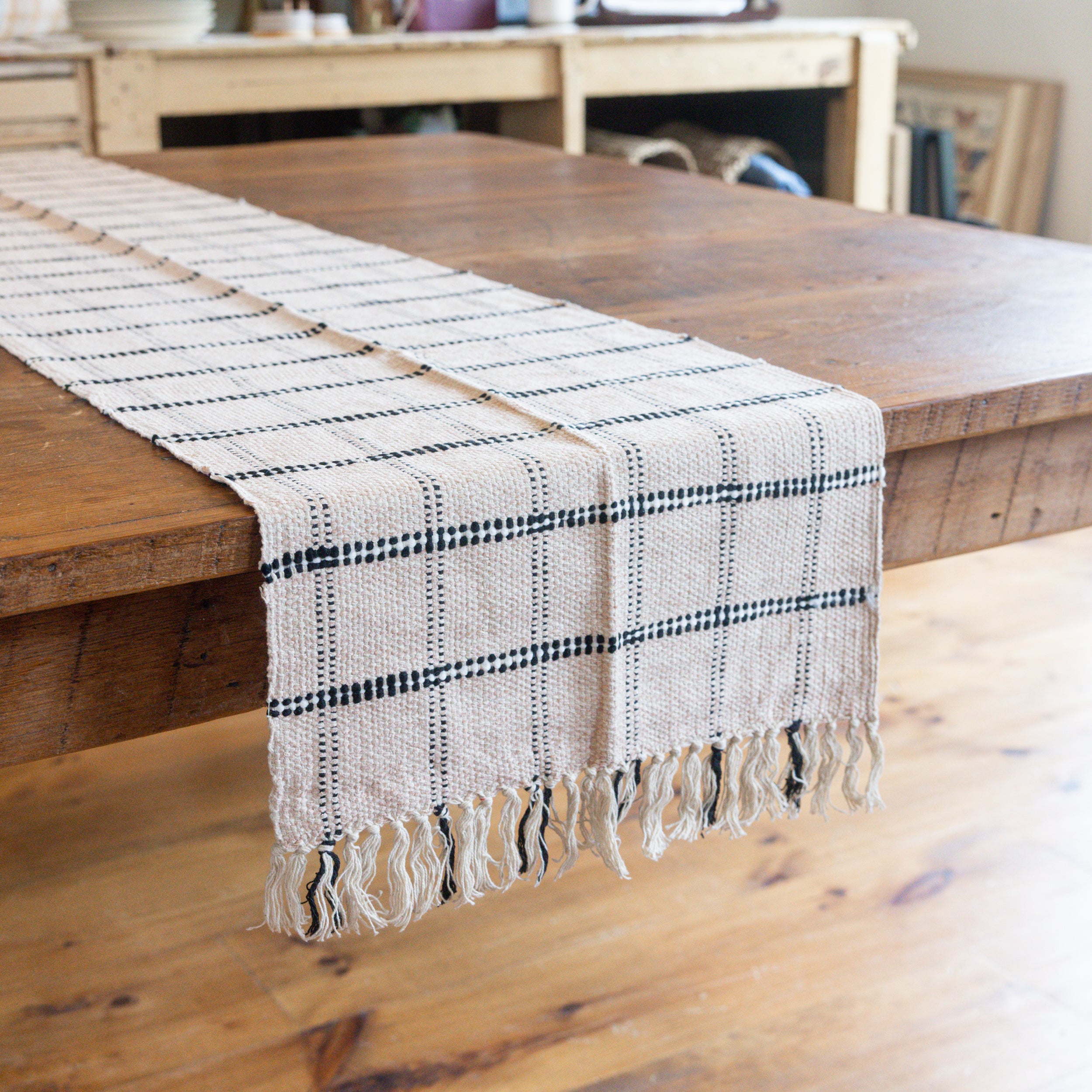 Checkered Table Runner 80 Acre Market