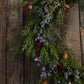 Cypress Wreath with Pinecones & Berries