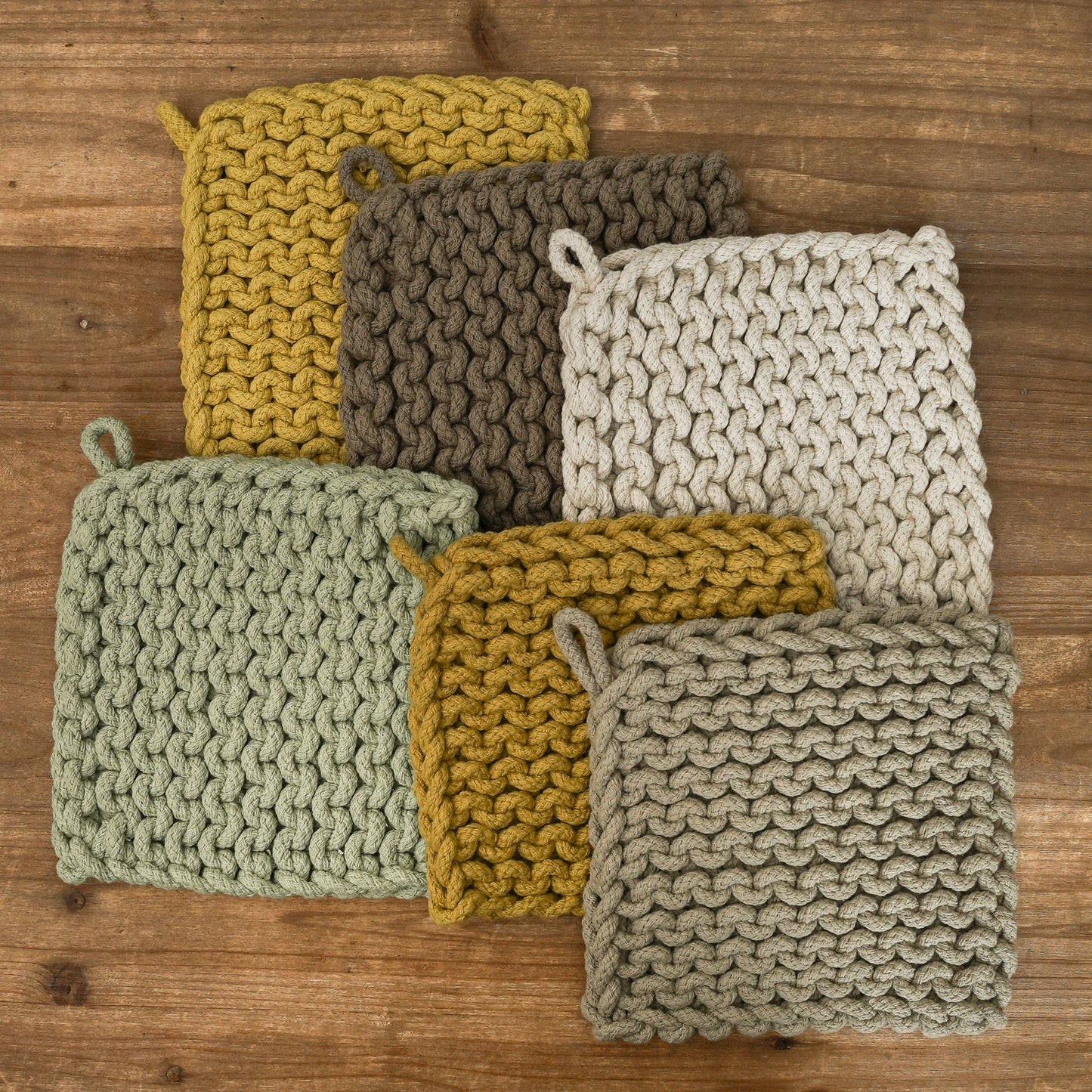 Square Crocheted Potholder - Cottage Collection