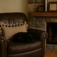 Brown Woven Pillow with Tassels