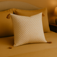 Mustard Pattern Pillow with Tassels