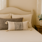 Woven Lumbar Pillow with Tassels