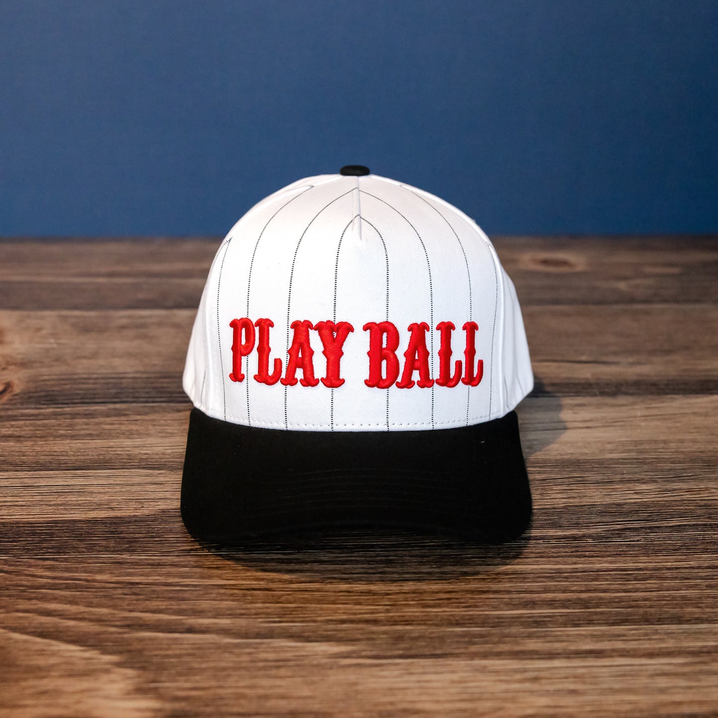 Play Ball Vintage Pinstripe Hat