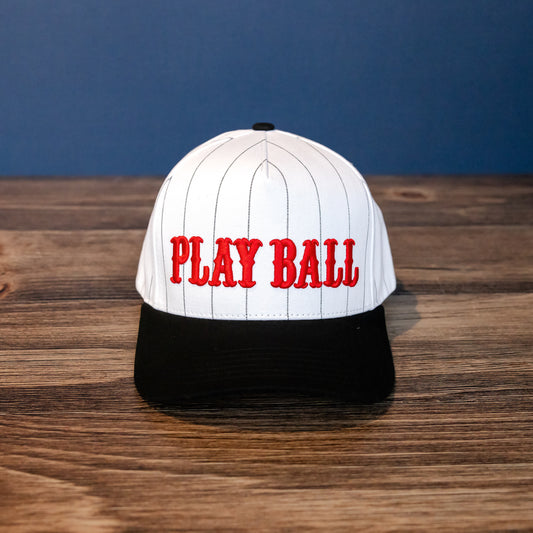 Play Ball Vintage Pinstripe Hat