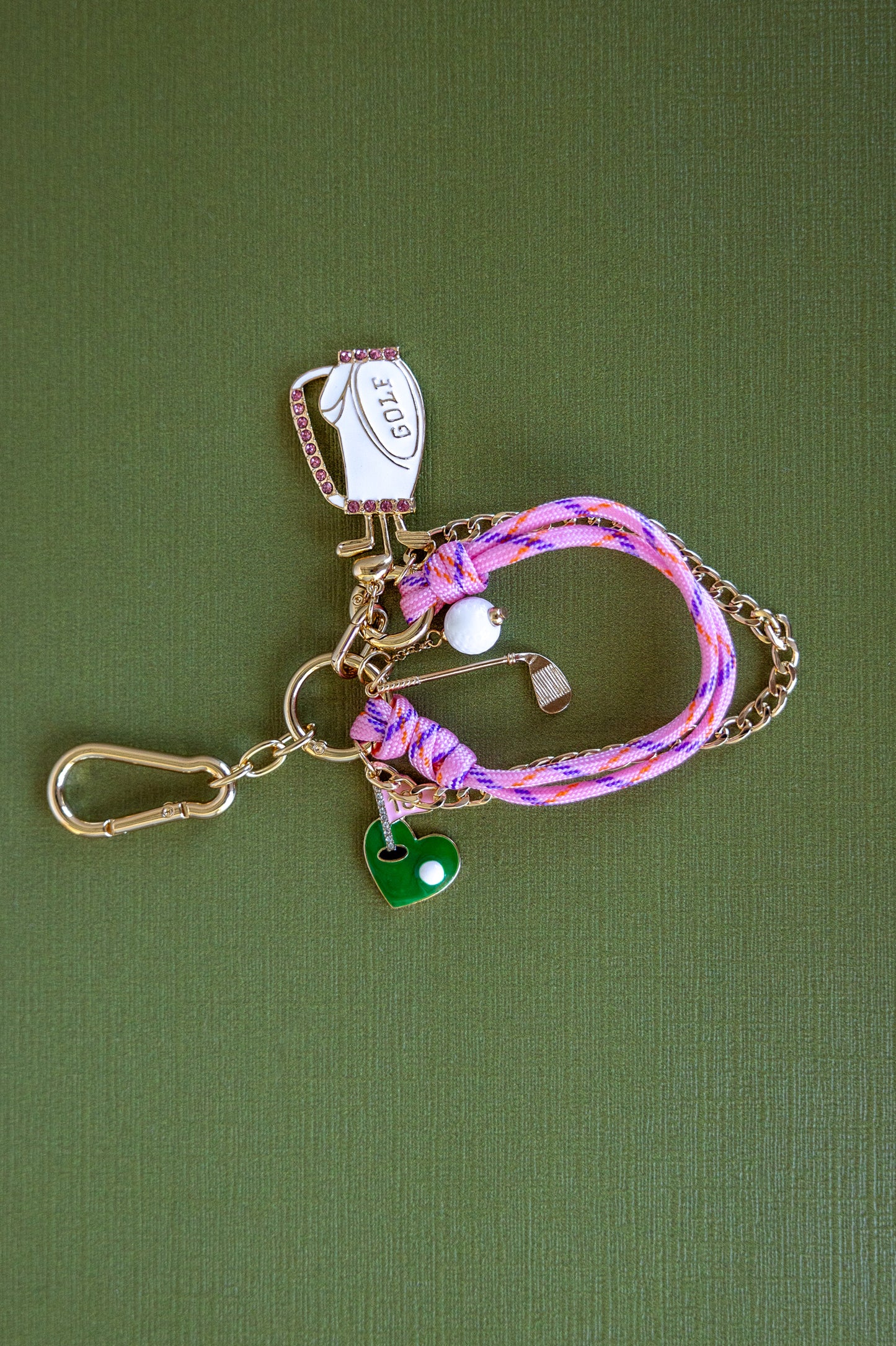 Golf Charm Keychain