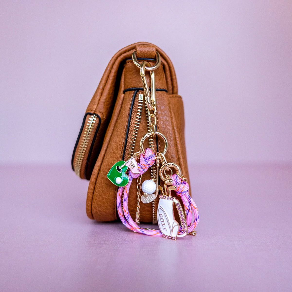 Golf Charm Keychain