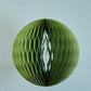 Green Honeycomb Ball Ornament