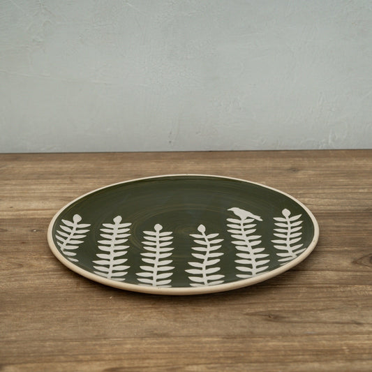 Green Leaf Platters