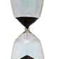 Iridescent Black Sand Hourglass