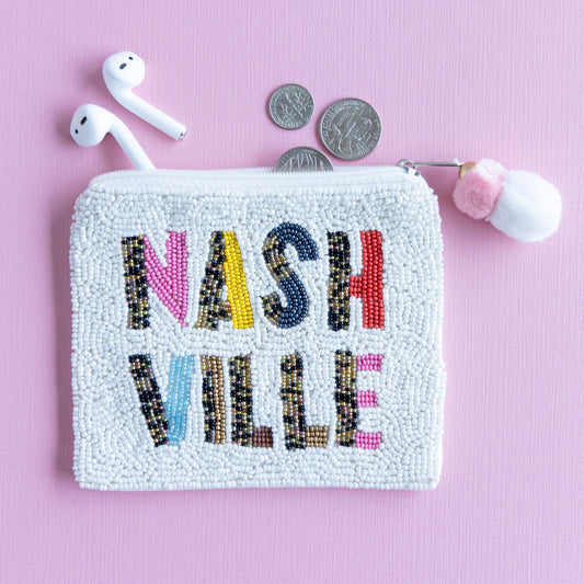 Nashville Beaded Coin Pouch
