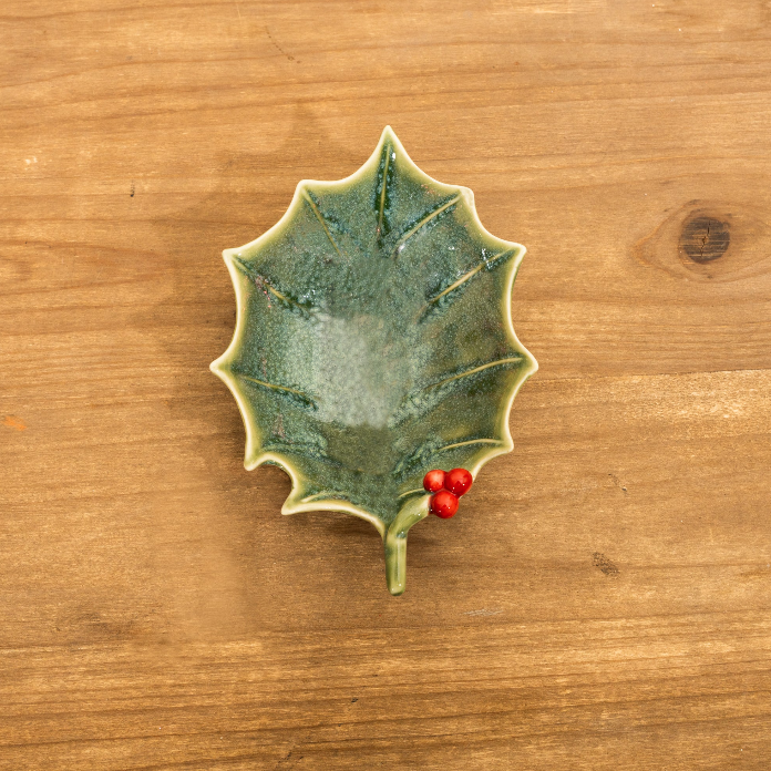 Holly Leaves Dish