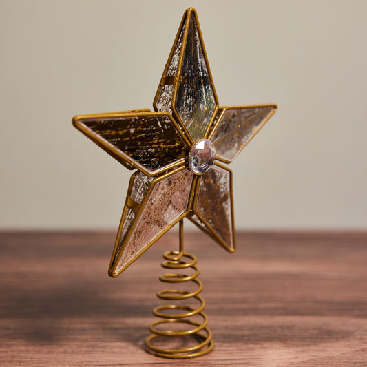 Mirrored Star Tree Topper