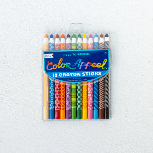 Peeling Crayon Sticks