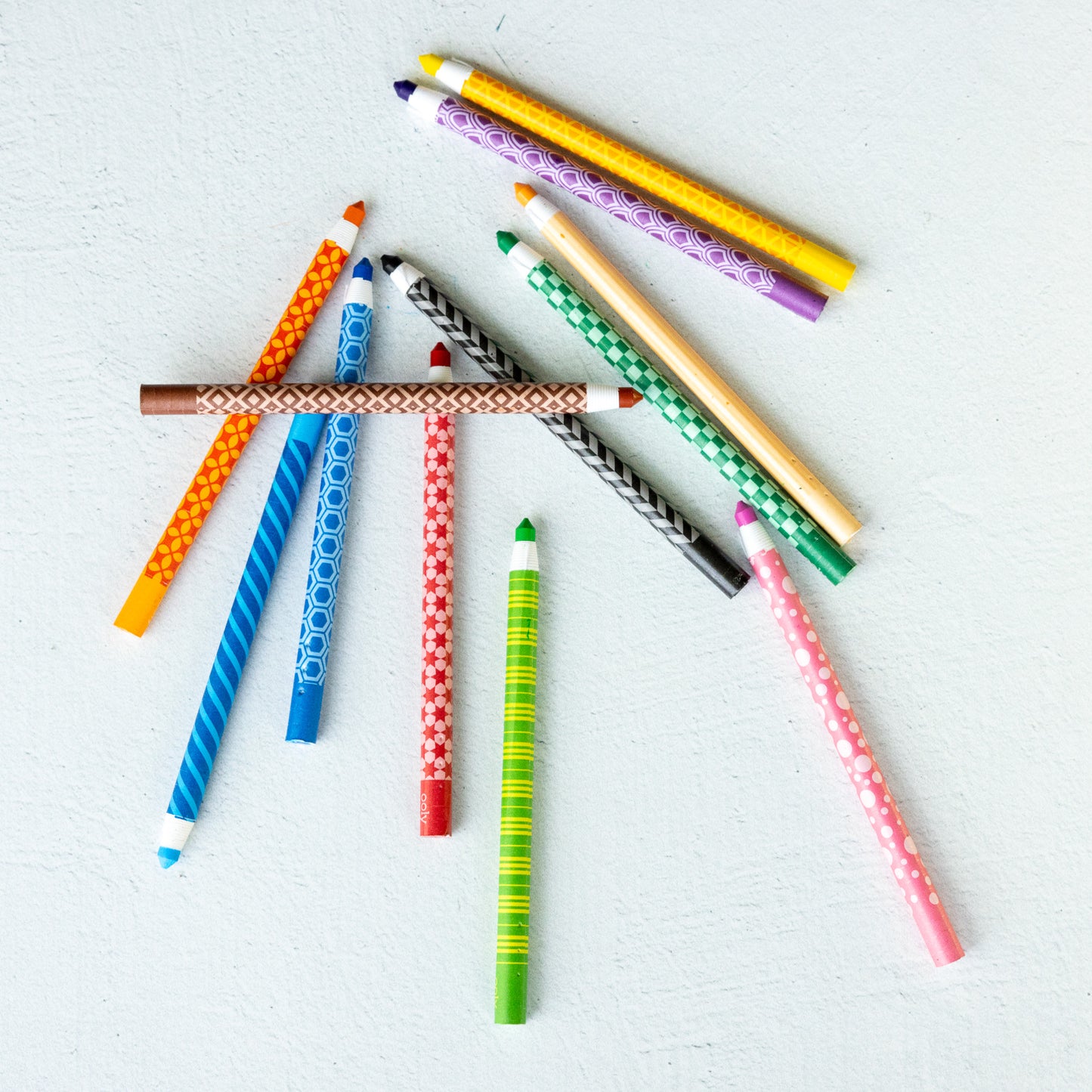 Peeling Crayon Sticks