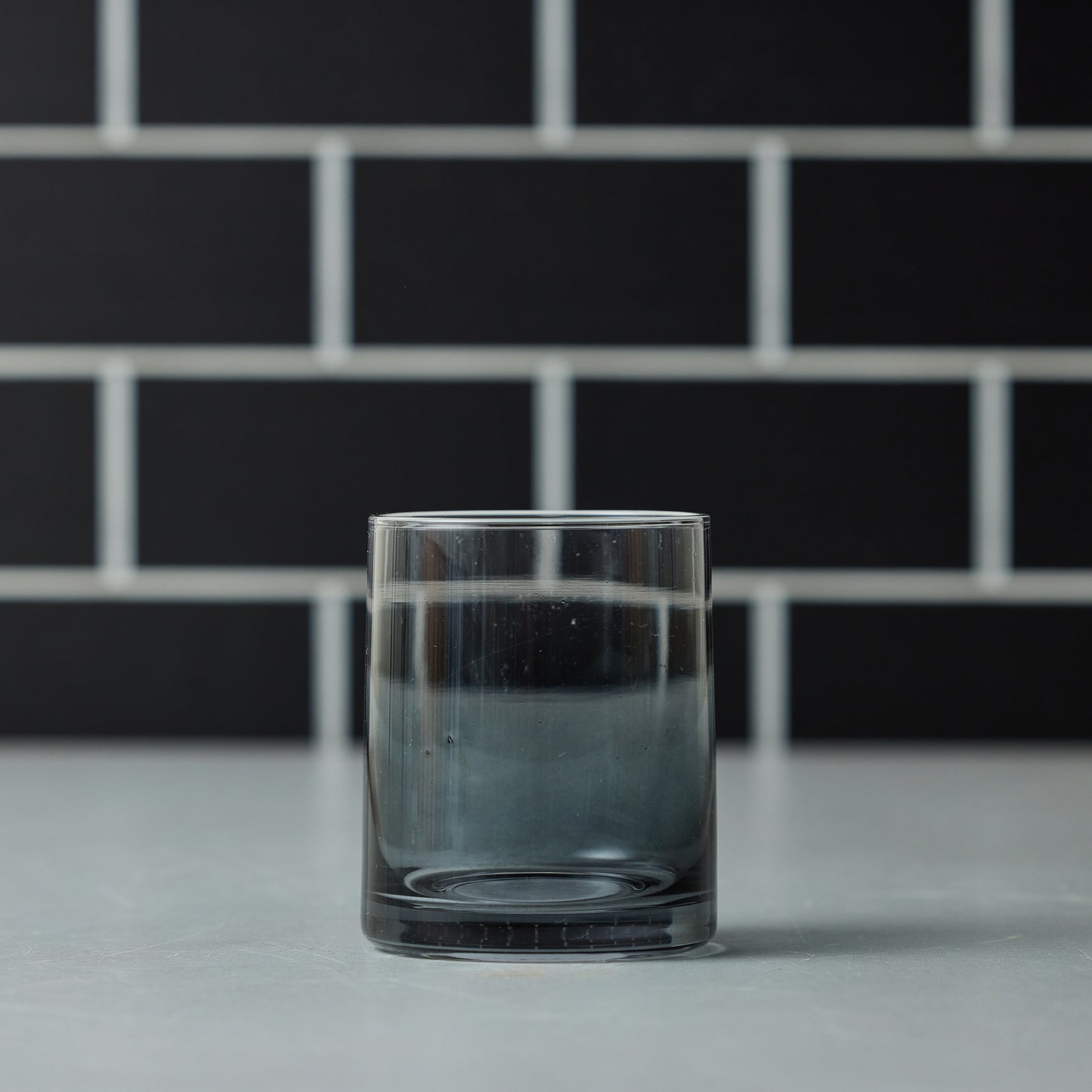 Ombre Grey Old Fashioned Glass