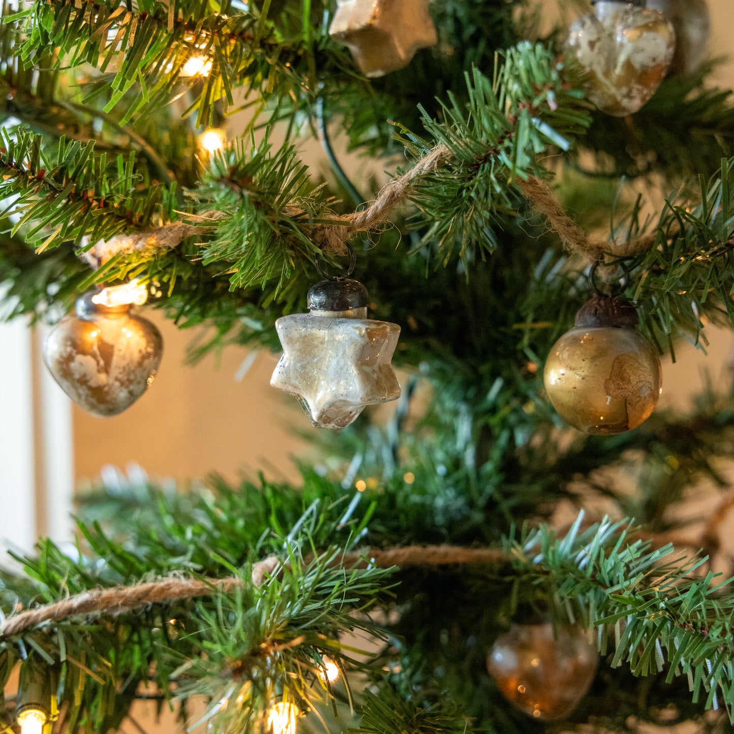 Taupe Ornament Garland