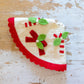 Candy Canes & Bows Felt Tree Skirt