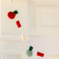 Multi Color Wool Pom Pom Garland