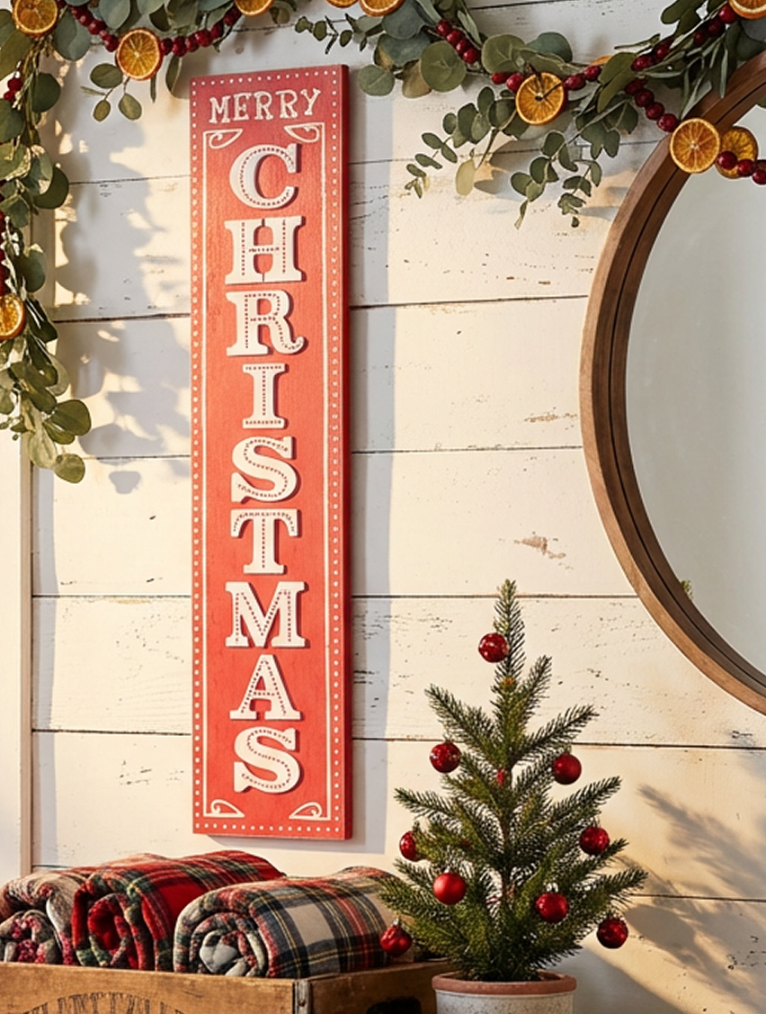 Merry Christmas Wall Sign