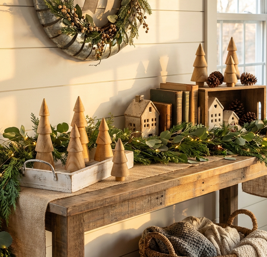 Mango Wood Christmas Tree