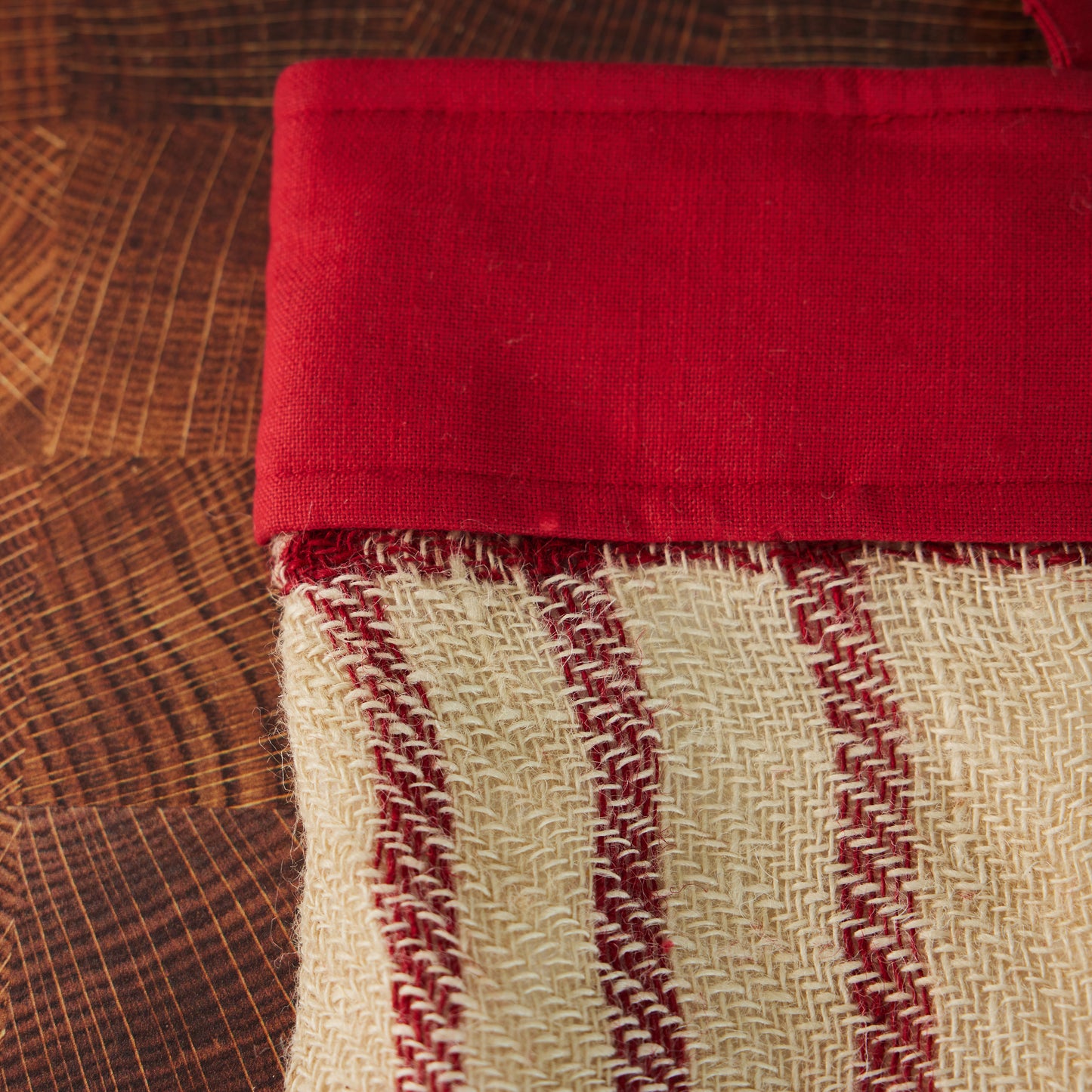 Red and Pink Plaid Stocking