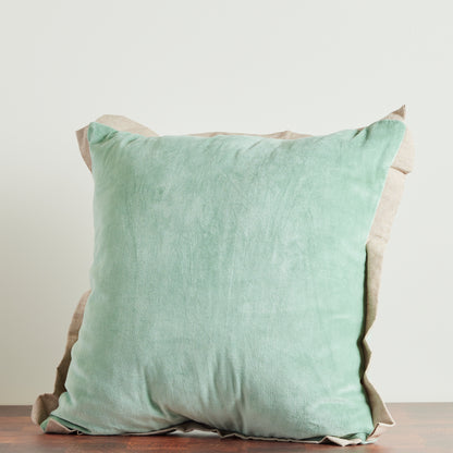 Velvet Flange Edge Pillow