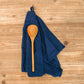 Tea Towel with Hand-Carved Spoon