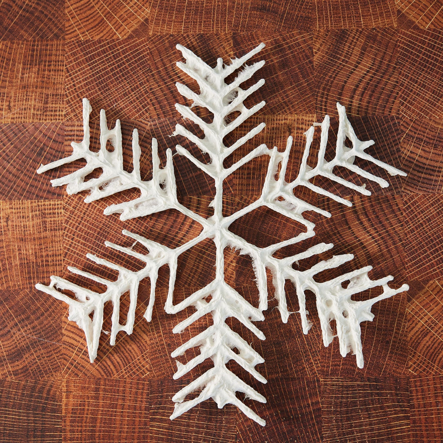 White Metal Snowflake