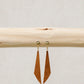 Geometric Leather Earrings