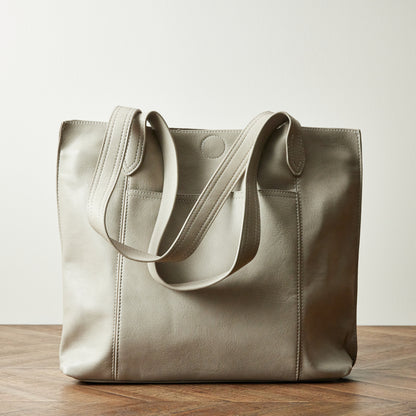 Leather Oversized Tote