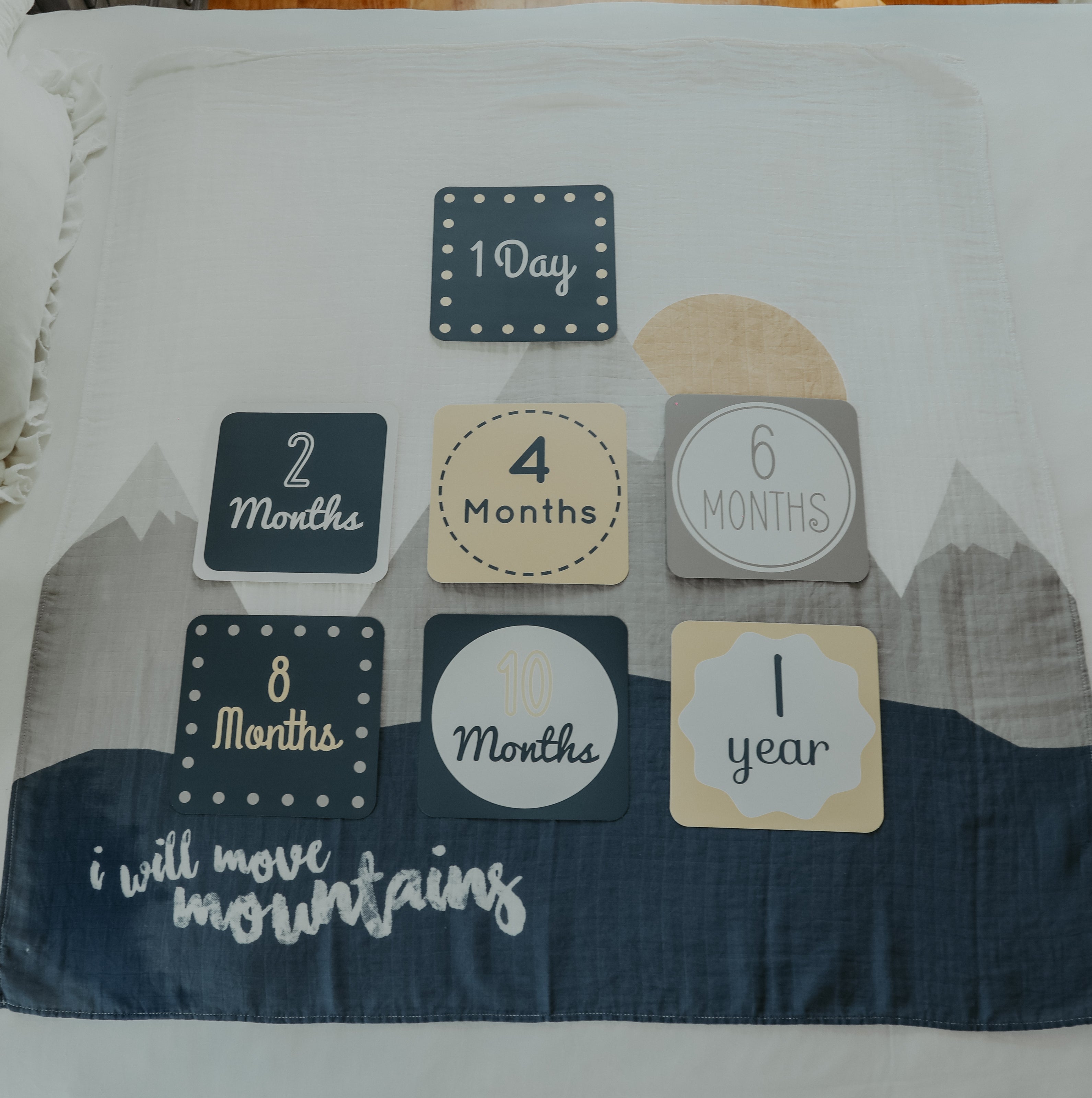 I will move clearance mountains milestone blanket