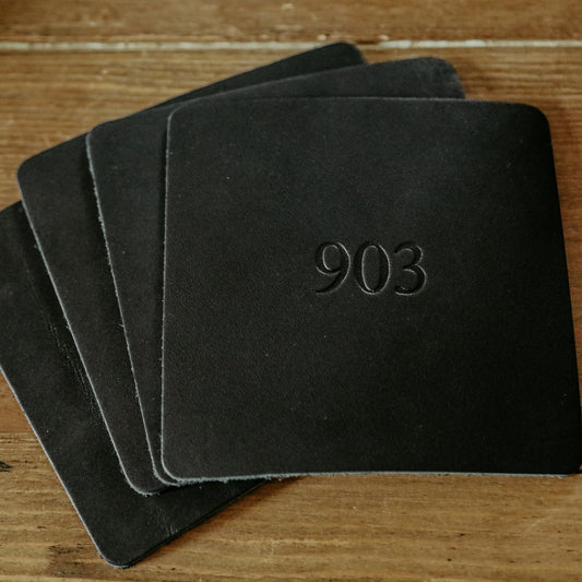 903 Square Leather Coasters