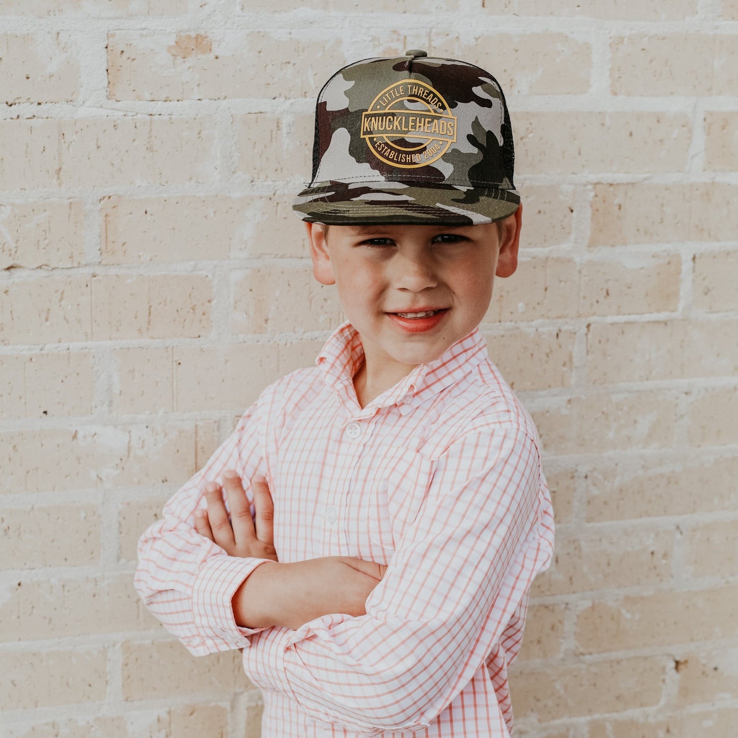 Kids Camo Trucker Hat