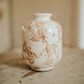 Warm Tone Scroll Vase