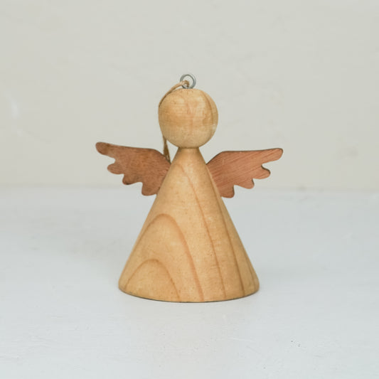 Angel Mango Wood Ornament